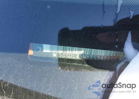 2008 Saturn Vue Xe z USA, uszkodzony, nr VIN 3GSDL43NX8S542206